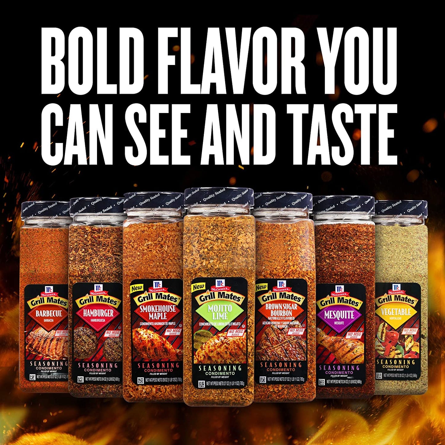 Mccormick Grill Mates Smokehouse Maple Seasoning, 28 Oz - One 28 Ounce Container, Perfect on Pork Chops, Chicken, Burgers and More
