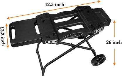 Grill Stand for Ninja Woodfire Grill,Grill Cart,Collapsible Outdoor Grill Stand Fit for Ninja Woodfire Outdoor Grill(Ninja Og701),Traeger Ranger,Pit Boss 10697,10724,22" Blackstone Griddle