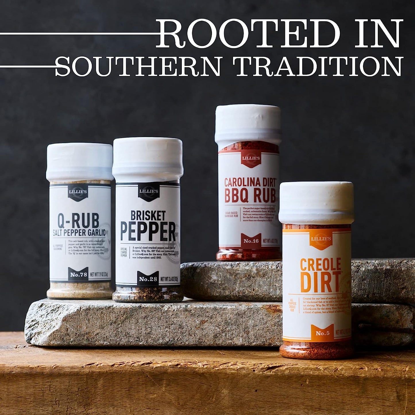 Lillie’S Q - Brisket Pepper BBQ Rub, Cracked Pepper BBQ Rub, Traditional Texas-Style Brisket Barbeque Rub, Large Pepper Grind Size, Perfect Barbeque Seasoning for Brisket, Beef, & Lamb (3.6 Oz)