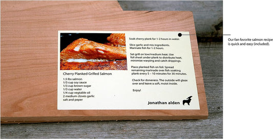 Cherry Wood Grilling Planks for the Grill or Oven (Regular)