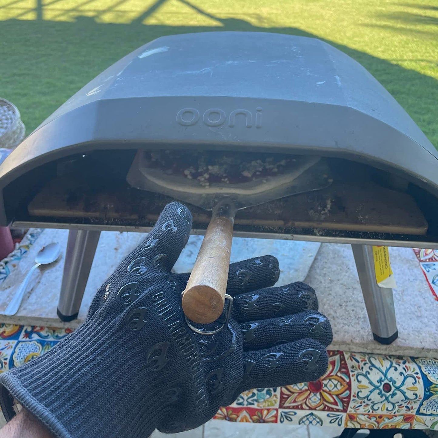 – Oven Gloves 932°F Extreme Heat & Cut Resistant Oven Mitts with Fingers for BBQ, Cooking, Grilling, Baking – Accessory for Smoker, Cast Iron, Fire Pit, Camping, Fireplace and More