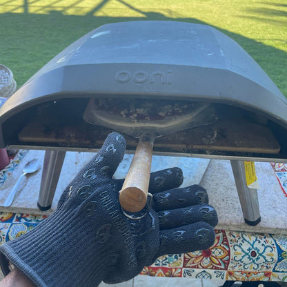 – Oven Gloves 932°F Extreme Heat & Cut Resistant Oven Mitts with Fingers for BBQ, Cooking, Grilling, Baking – Accessory for Smoker, Cast Iron, Fire Pit, Camping, Fireplace and More