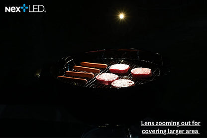 NT-7647-F Magnetic BBQ Grilling Light for Outdoor Grill, 18-Inch Flexible Gooseneck, Heat & Weather Resistant, IP-54, Warm Natural Lighting Shows True Color of Your Food, Perfect Grill Gift