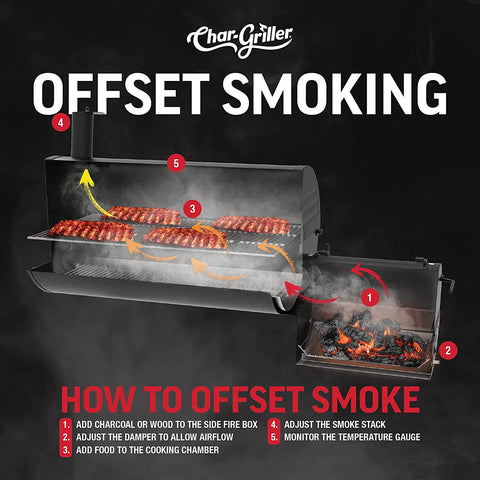 Image of E3018 Smokin' Ace Charcoal Grill, Black