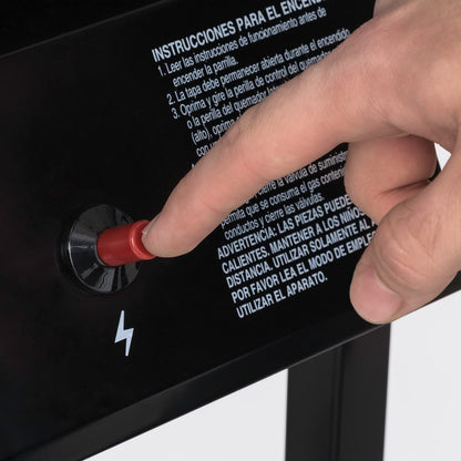 , 24025BMT, Cast 2-Burner, Liquid Propane Gas Grill, Black