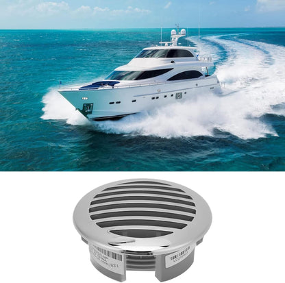 Boats Airflow Vent Cover 4Pcs 3.5In 316 Stainless Steel High Polished Cap Boats Air Outlet Grill Marine Parts for Yachts Rvs