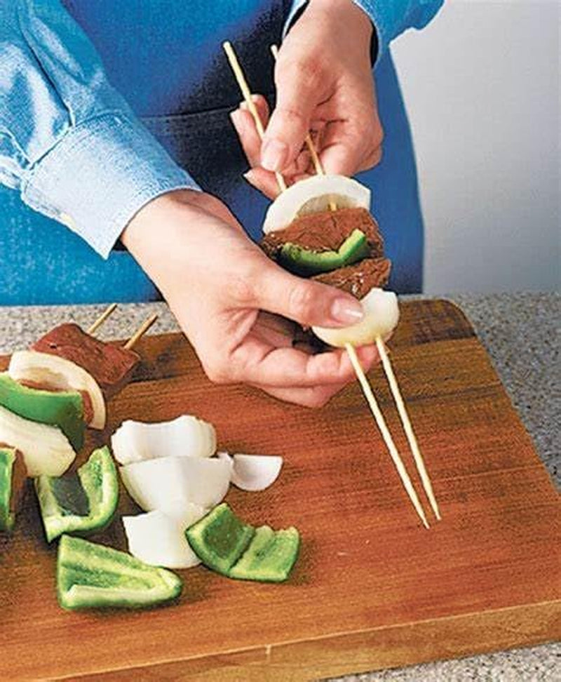 400 Pack 12 Inch Natural Bamboo Wood Barbecue Skewers for Grilling, Kabob, Fruit, Appetizer, Cocktail, Sausage, Chocolate Fountain, BBQ Sticks. (Φ=4Mm)