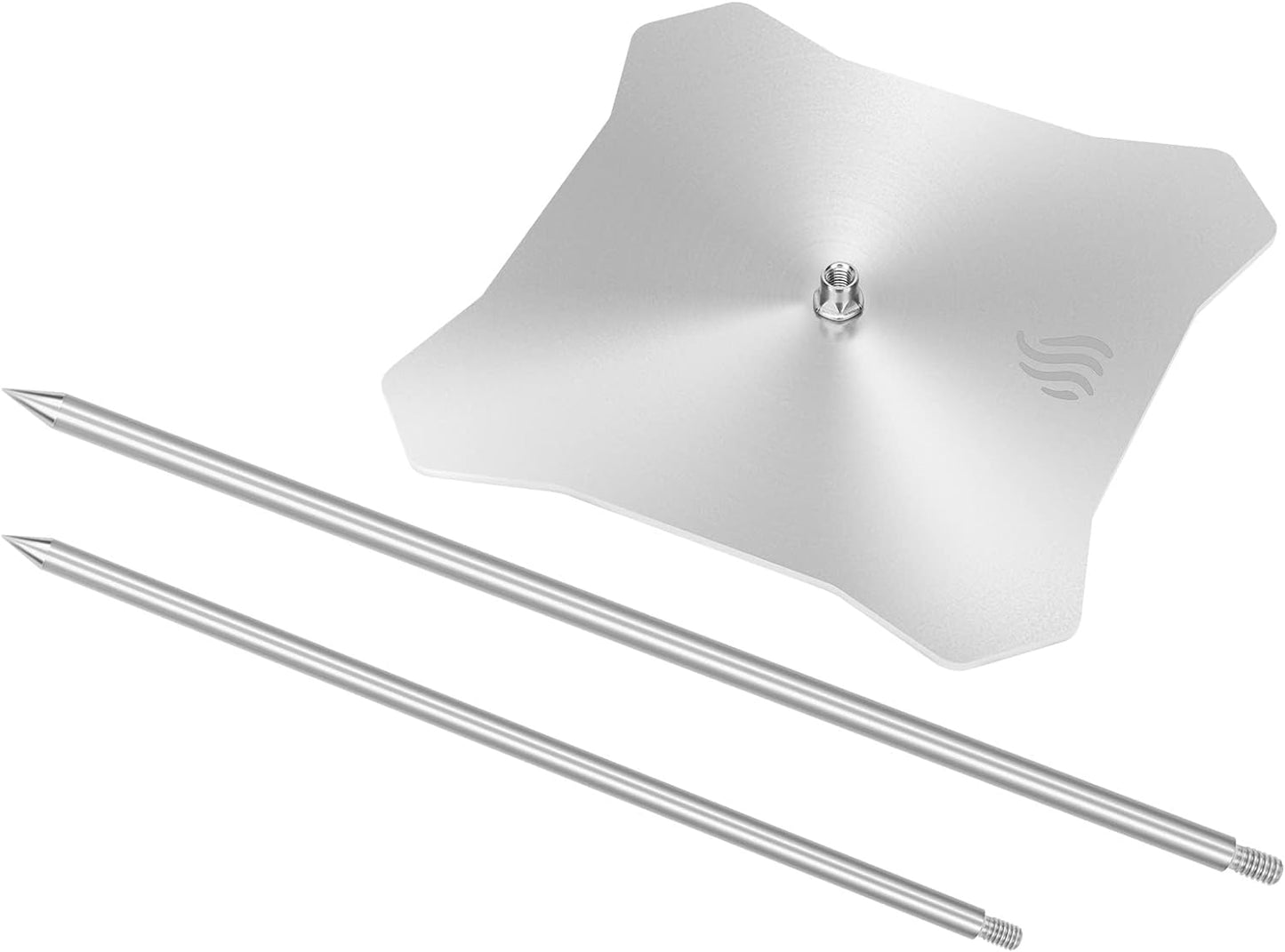 Onlyfire Brazilian BBQ Skewer, Stainless Steel Vertical Meat Spit Stand for Barbecue Grill, Great for Tacos Al Pastor, Shawarma, Brazilian Churrasco