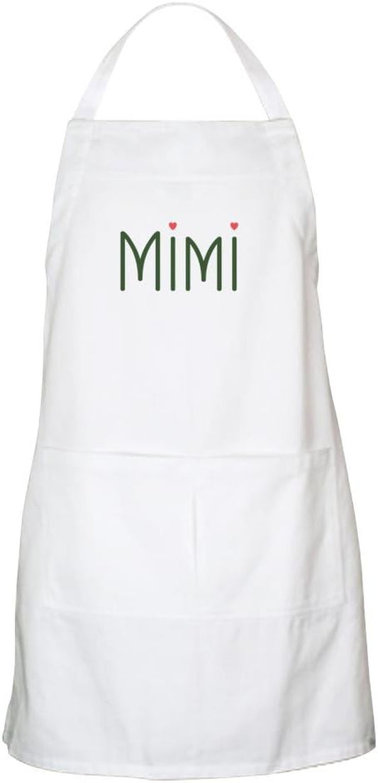 Mimi Kitchen, Baking, Grilling Apron with Pockets