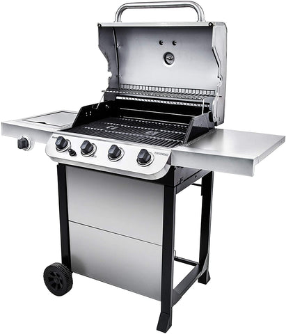 Image of Performance Series Convective 4-Burner with Side Burner Cart Propane Gas Stainless Steel Grill - 463377319