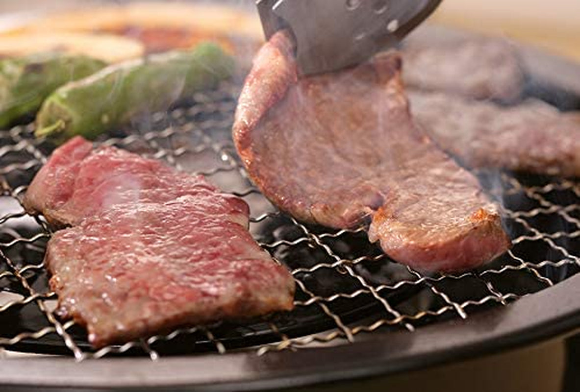 Korean Cookware Aburi Stove Top Grill Pan, Black, (CB-P-AM3)