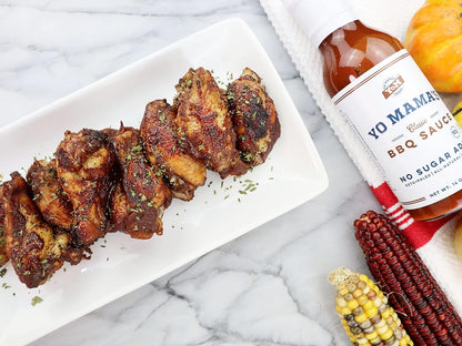 Keto Barbecue BBQ Sauce by Yo Mama'S Foods – (Pack of 4) - No Sugar Added, Low Carb, Vegan, Gluten Free, Paleo Friendly, and Made with Whole Non-Gmo Tomatoes!