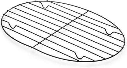 Fox Run - 57213 Fox Run Non-Stick Oval Roasting/Cooling Rack, 11.25 X 8.25 X 0.5 Inches, Metallic