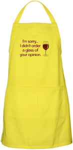 Order Glass of Your Opinion Grilling Apron