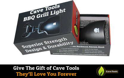 Barbecue Grill Light for Outdoor Grill - Fits round & Square Bars on Any BBQ Pit - 10 LED for Grilling at Night - BBQ Grill and Smoker Accessories