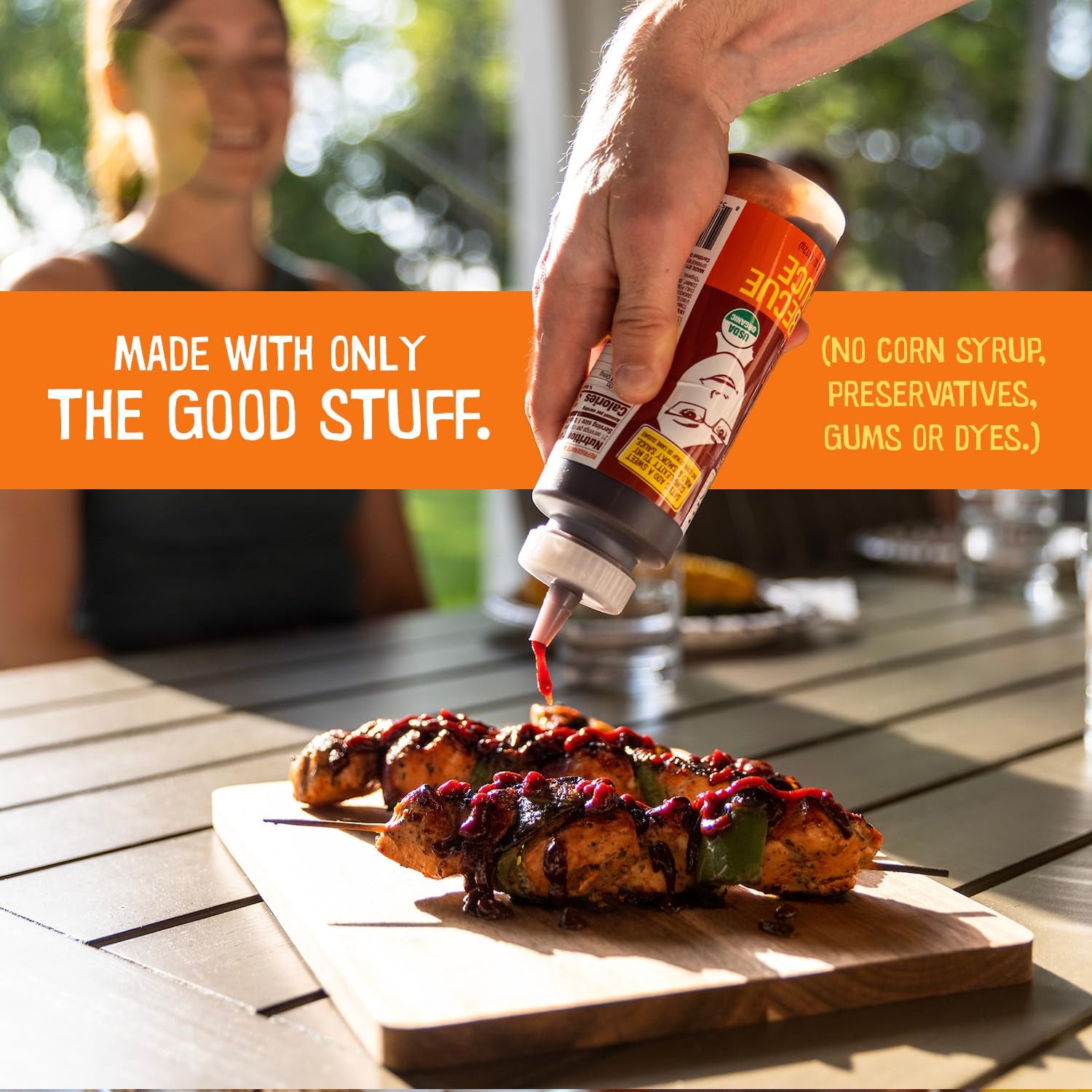 Organic BBQ Sauce | Gluten Free | Paleo Friendly | No Corn Syrup or Cane Sugar | No Added Flavors or MSG (2-Pack) Vegan Sauce