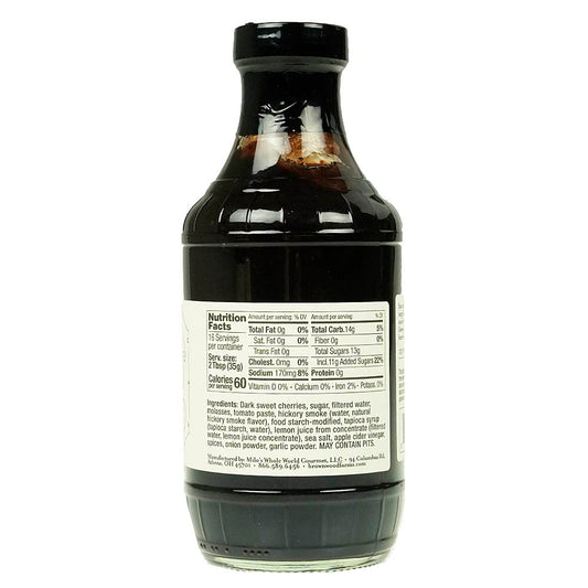 BROWNWOOD FARMS Cherry BBQ Sauce, 20 OZ