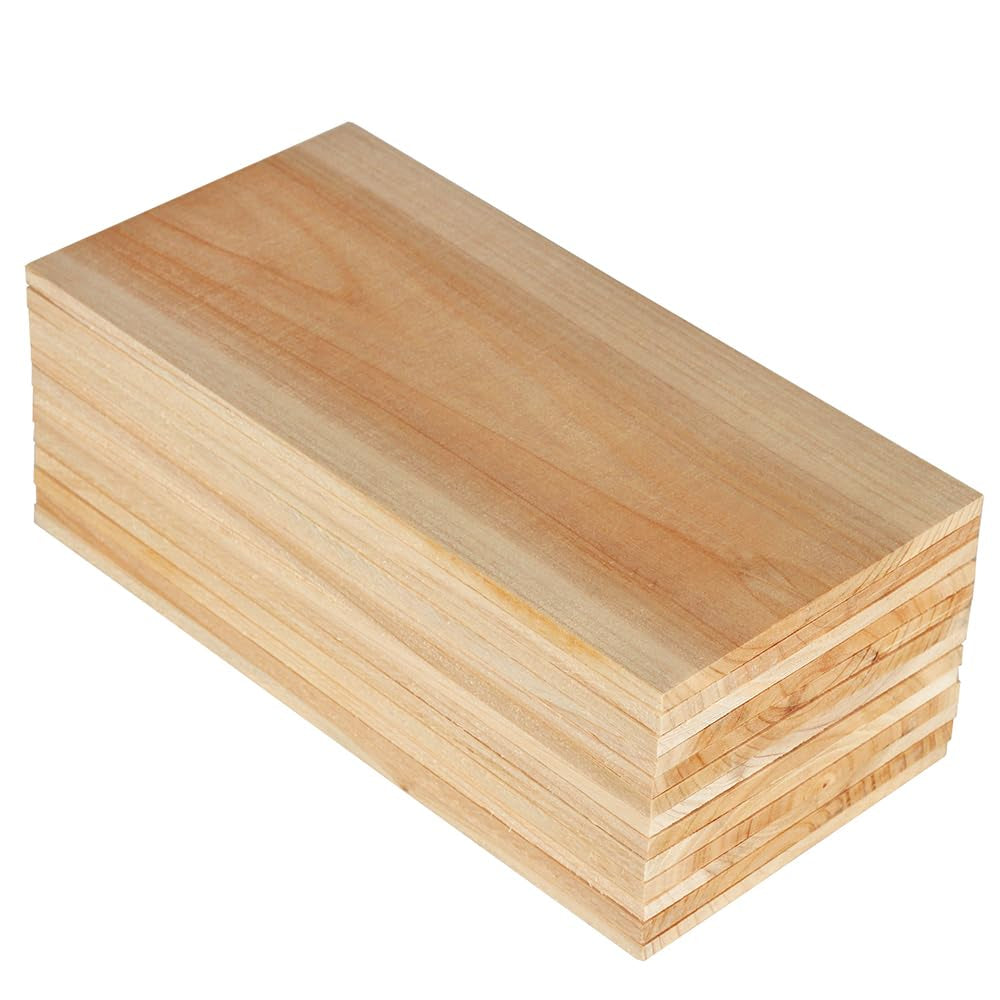 12 PK, Cedar Planks for Grilling Salmon,11"X 5.5" Better Smoking, Add Best Smoky Flavor to Salmon, Veggies, Restaurant Quantity