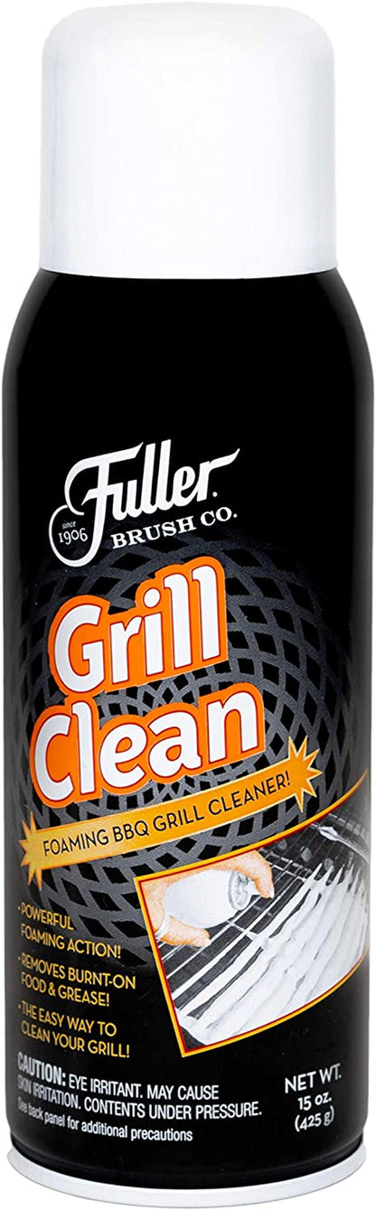 Grill Cleaner - Heavy Duty Foaming Spray for Cleaning Oven, Grilling Griddle & Iron Plate - Safe & Easy Grease Remover for Clean BBQ Racks & Grills
