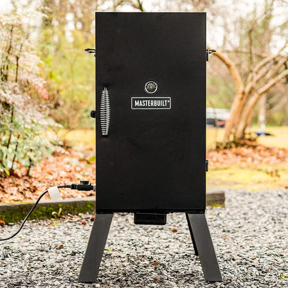 MB20070210 Analog Electric Smoker with 3 Smoking Racks, 30 Inch, Black