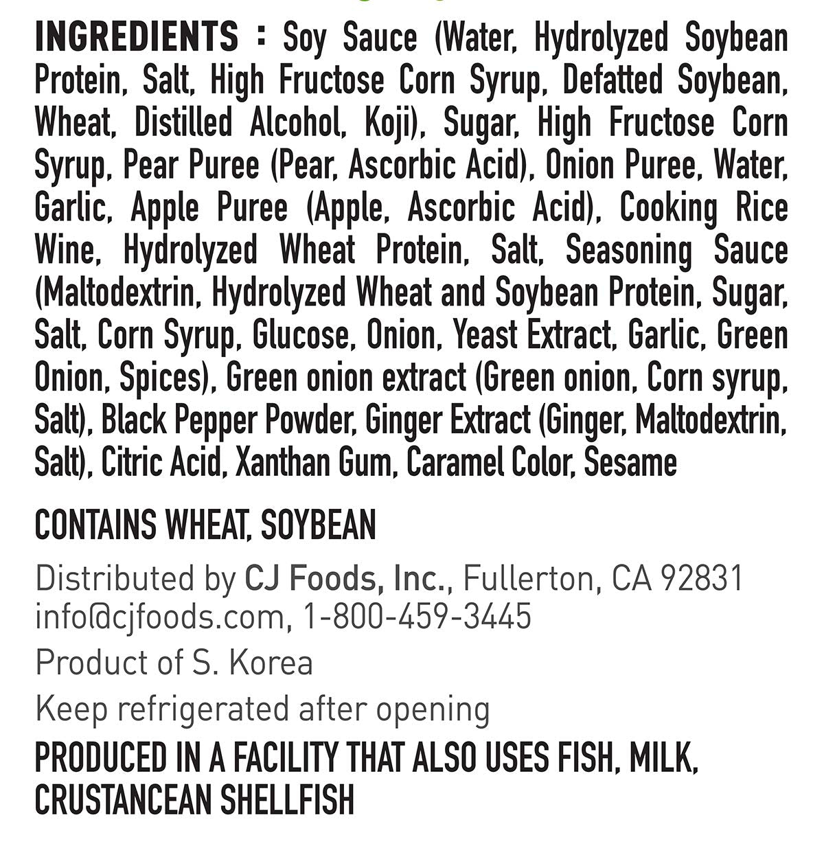 Bibigo Korean BBQ Marinade and Sauce - Original, Sweet & Savory Flavor, Perfect for Bulgogi, Galbi, Wings, 1.05 Lb (Pack of 6)