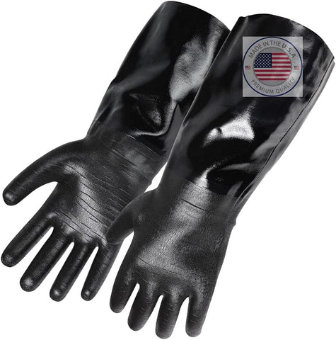 Image of Artisan Griller Bbq/Smoker/Grilling Gloves. Insulated Heat Resistance for Fryer and Kitchen. Oil/Water Resistant (17"/Size 10/X-LG)