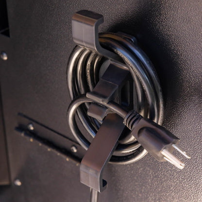 Wood Pellet Grill Smoker Magnetic Power Cord Organizer - Wrap and Organize Your Power Cord onto Your Pellet Grill