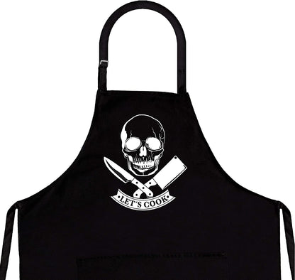 Aprons for Men | Premium Quality Funny Aprons | Best for BBQ, Grilling and Cooking | Chef Kitchen Grilling Apron