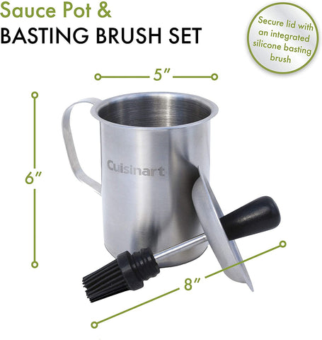 Image of Cuisinart CBP-116 Sauce Pot and Basting Brush Set