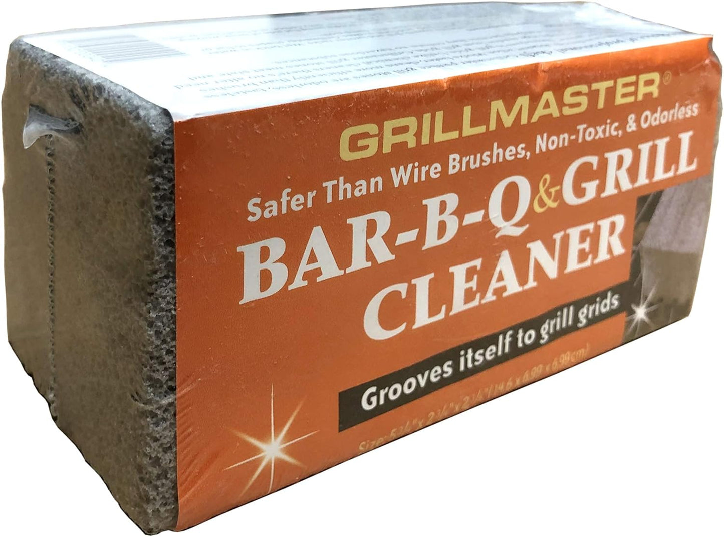 Grillmaster Combo - 2 X Grill Cleaning Pumice Bricks + Aluminum Grill Brick Holder, Use to Clean Restaurant Flat Top Grills or Griddles, Remove Carbon, Grease and More without Harsh Chemicals