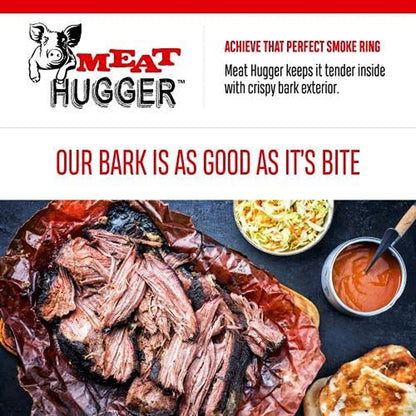 Pink Butcher Paper Roll with Dispenser Box - 17.25 Inch by 175 Foot Roll of Food Grade Peach BBQ Butcher Paper for Smoking Meat - Unbleached, Unwaxed and Uncoated Kraft Paper Roll - Made in the USA