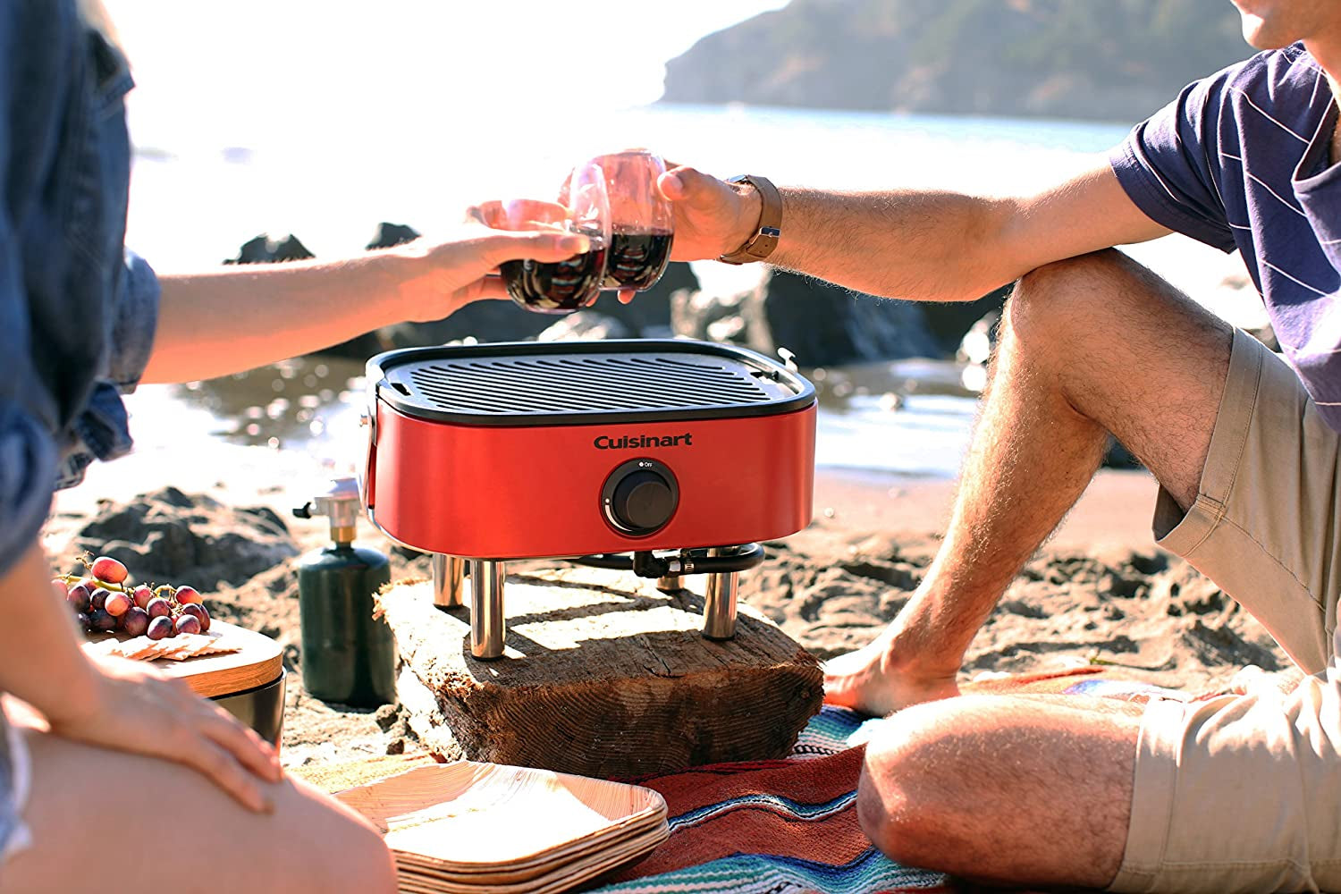Cuisinart CGG-750 Portable, Venture Gas Grill, Red