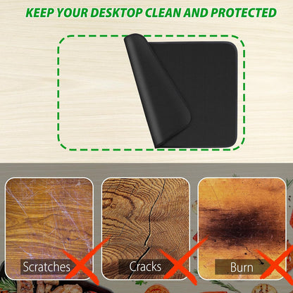 Grill Mat for Outdoor Grill, 24 * 31 Inch Heat Resistant Grill Mat for Outdoor Grill, Double-Sided Fireproof Grill Mat to Protect Outdoor Grill Table, Water Proof & Oil Proof BBQ Mat (1.2Mm)