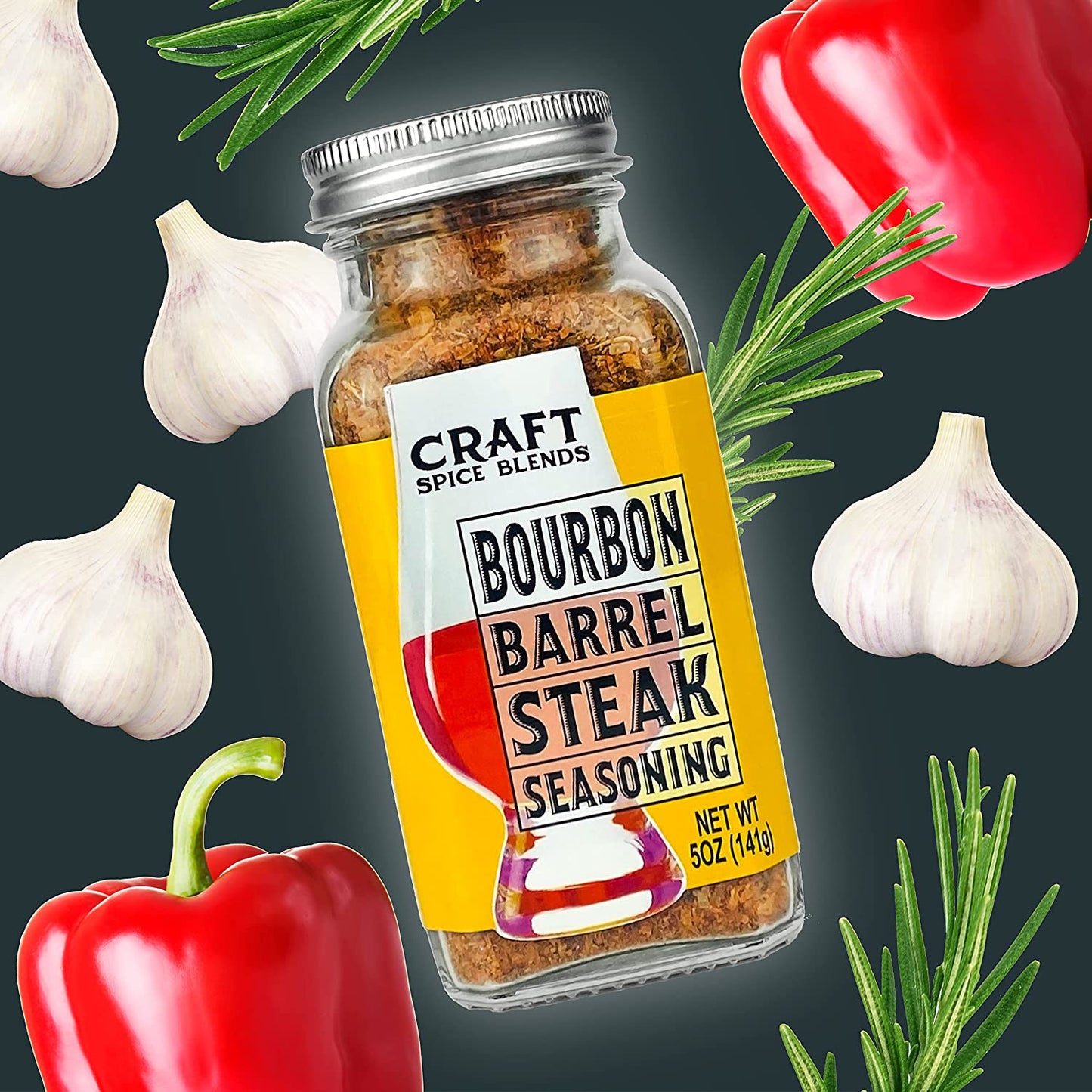 Craft Spice Blends Grilling Seasoning & Rub 4-Pack Gift Set | All Natural | USA Small Business | Grill Gift for Men or Women
