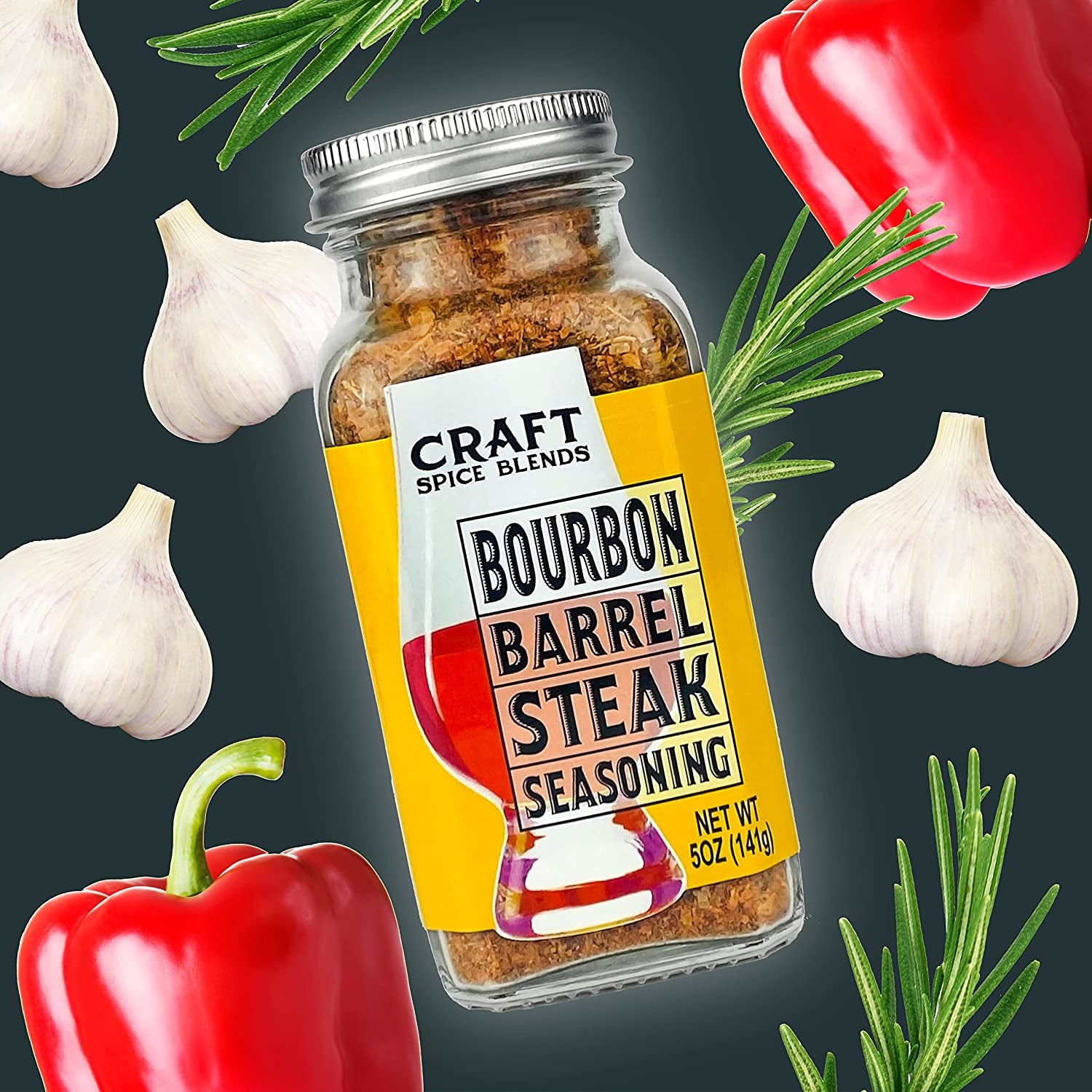 Craft Spice Blends Grilling Seasoning & Rub 4-Pack Gift Set | All Natural | USA Small Business | Grill Gift for Men or Women