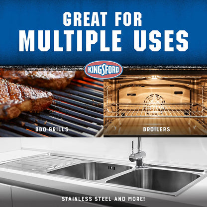 Kingsford Grill Cleaner Aerosol Spray 19Oz | BBQ Grill Cleaning Accessories Aerosol Spray for Cleaning Barbeque Grills | Quick Clean 19Oz Spray Aerosol for Barbecue Grills