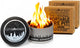 City Bonfires Portable Fire Pit - Mini Fire Pit, Table Top Firepit, No Wood, No Embers, 3-5 Hours of Burn Time - Food Safe for Smores - Lightweight, Emergency Heat, Camping Stove (2-Pack)