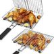 Grill Basket NABAOXUN BBQ Grilling Basket Fish Grill Basket, Grill Basket Grill Rack,Outdoor Grill Accessories