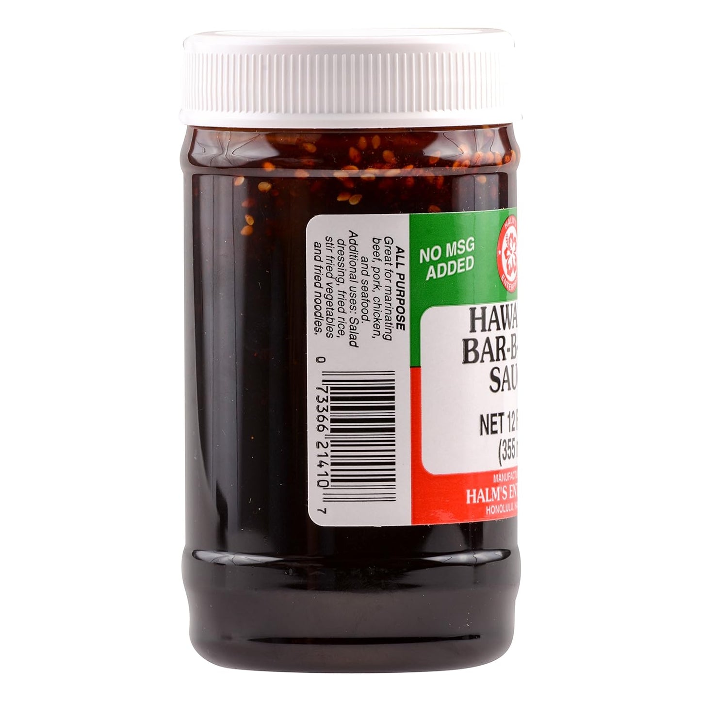 Halm'S Hawaiian Barbeque Sauce 12 Ounce