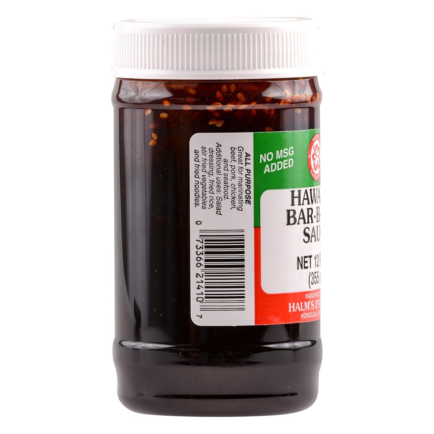 Halm'S Hawaiian Barbeque Sauce 12 Ounce