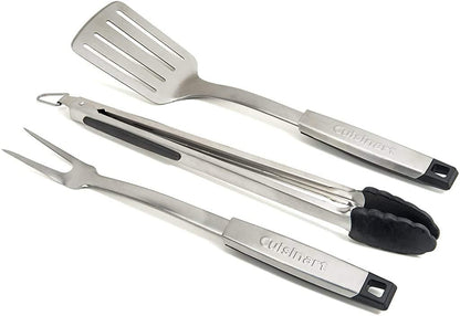 CGS-333 Professional Grill Tool Set (3-Piece),Black and Stainless Steel