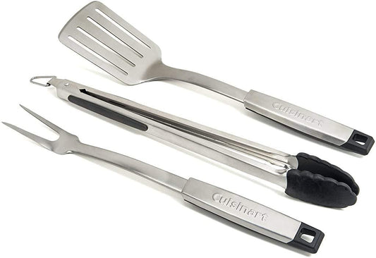 CGS-333 Professional Grill Tool Set (3-Piece),Black and Stainless Steel