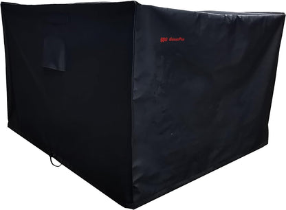 Gas Fire Pit/Table Cover - Premium Patio Outdoor Cover Durable and Waterproof,Fits 36 Inch,35 Inch, 34 Inch Fire Pit/Table Cover,Black, 36" L X 36" W X 24" H