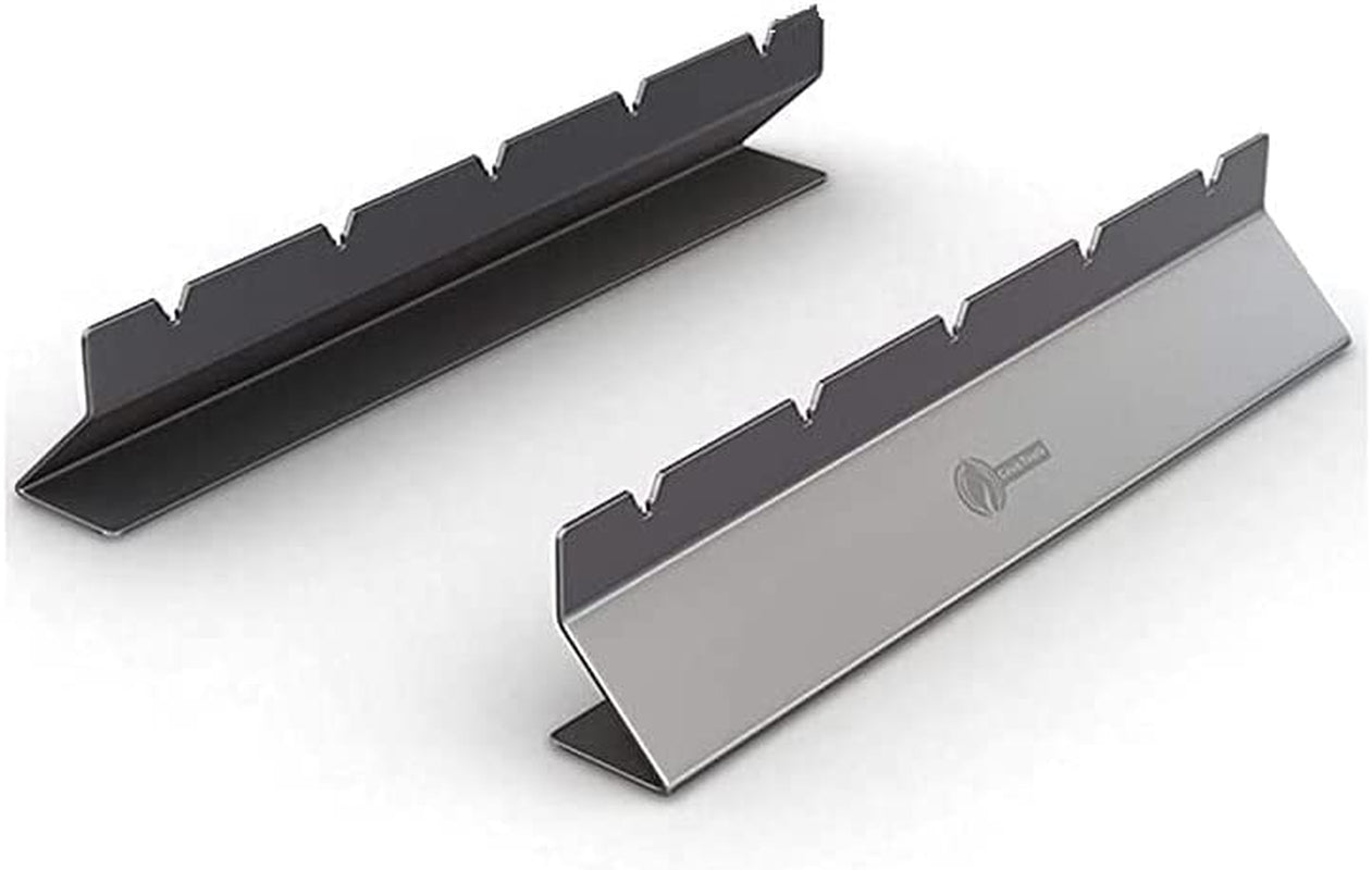 Cave Tools Kebob Rack for Shish Kebab Skewers - Stainless Steel Build Compatible with Wood, Round, Metal, Flat or Bamboo Skewers - BBQ Grilling Accessories