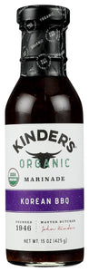 KINDERS Organic Korean BBQ Marinade, 15 OZ