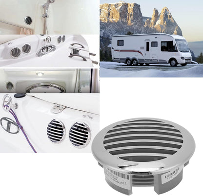 Boats Airflow Vent Cover 4Pcs 3.5In 316 Stainless Steel High Polished Cap Boats Air Outlet Grill Marine Parts for Yachts Rvs