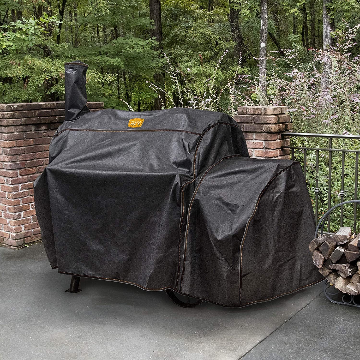 Oklahoma Joe’S Highland Offset Smoker Cover, Black