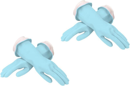 NEW!  Premium"Waterblock" Gloves Blue 2 Pair(4 Gloves) (Small)