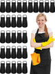 30 Pack Adjustable Bib Apron with 2 Roomy Pockets Bulk Unisex Commercial Cooking Kitchen Aprons Machine Washable