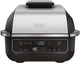 EG201 Foodi 6-In-1 Indoor Grill with Air Fry, Roast, Bake, Broil, & Dehydrate, 2Nd Generation, Dishwasher Safe, Black/Silver